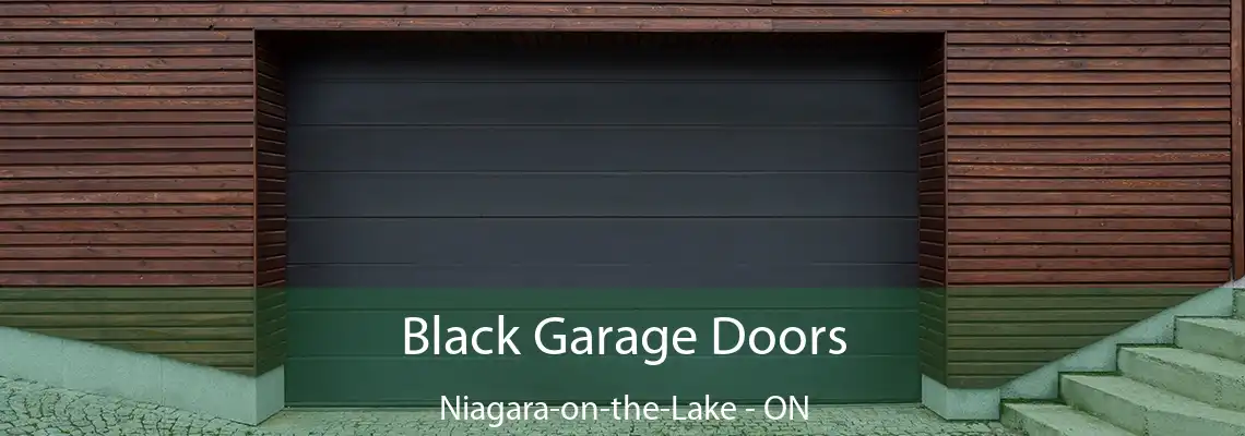 Black Garage Doors Niagara-on-the-Lake - ON
